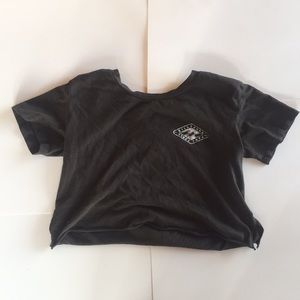 BILLABONG FOREST-GREEN CROP TOP